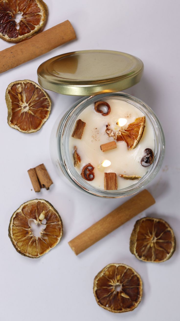 Make a Sweet-Smelling Cinnamon and Orange Candle for All-Year Christmas Vibe